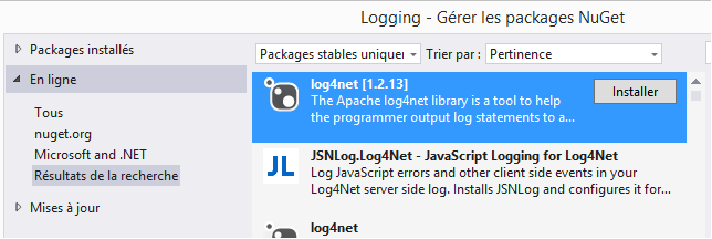 3_-_Add_Log4net_through_nuget